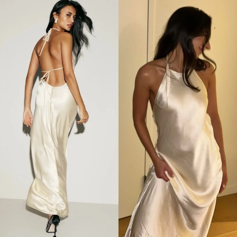 REFORMATION NWT Jeany Dress in Ivory - Picture 3 of 13